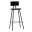 Tabouret de bar Tabouret de bar à hauteur de comptoir pour pub en bois massif recyclé-1696174743