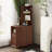 End Table with Drawers, Corner Table with Open Shelves, Tall Side Table for Bedroom and Corne