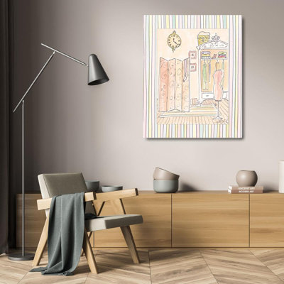 Art sur toile tendue Lark, Steve Lark Manor ™: Powder Room II