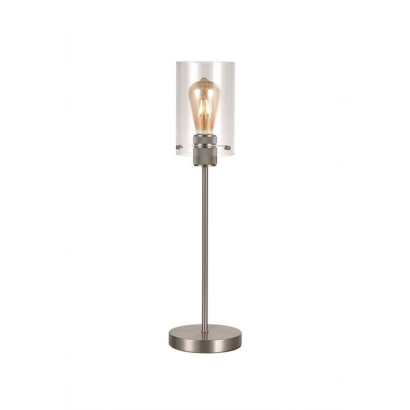 Genebern Metal Table Lamp, Nickel
