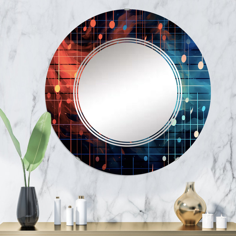 Miroir mural sans cadre Wiletta, 32 po x 32 po