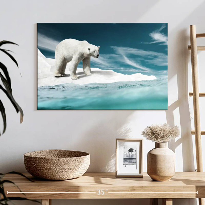 Brampt Ice Bear, 16" H x 24" W