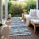 Machine Washable Indoor/Outdoor Chayden ACN1019 Navy Rug