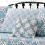 Microfiber Geometric Shapes Coverlet with Pillow Shams