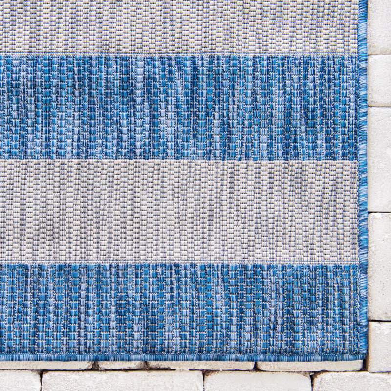 Tapis d'extérieur scintillant couleur azur, Carré 13 pi