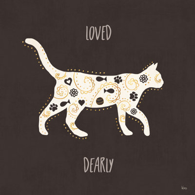 " Otomi Cats IV Dark Neutral Loved " by Veronique Charron