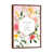 Classic Brown Wood Floater Framed