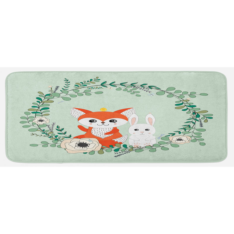 Tapis de cuisine pour animaux de dessin animé
