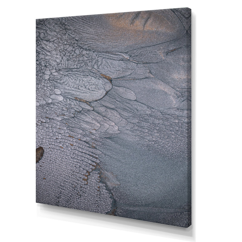 «Dramatic Grey», art mural moderne sur toile, Toile tendue, H 24 po x l 36 po x P 1 po