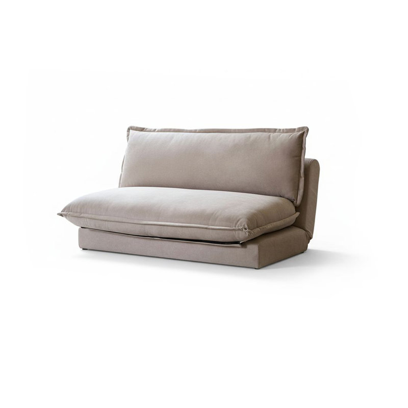 2 Seater Sofa Bed - Boucle, Beige, Double