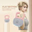 12kg Soft Kettlebell with Non-Slip Handle, Pink and Grey