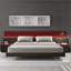 Ensemble de chambre configurable avec lit plateforme 4 pièces Mcgruder