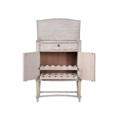 Armoire à vin Wynsor, blanc antique