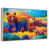 Floating Frame Natural Wood