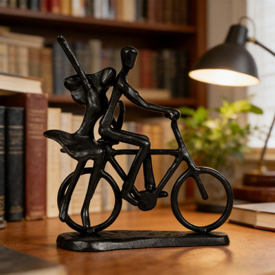 Romantic Couple Statue - Anniversary Wedding Gift, Suitable For Couples Or Girlfriends, Sweetly Loving Iron Art Sculpture Decoration, Ideal As A Birthday Gift For Wife Or Husband