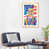Toile avec cadre en bois beige n'est pas disponible
