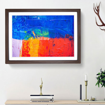 Abstract Art Painting Vol.195 by S.Johnson - Framed Print