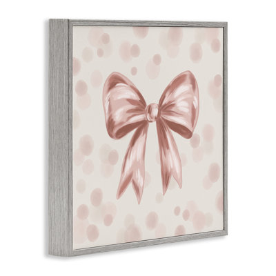 «Sweetest Bow on Dots», estampe numérique, design par Kristen Dalpiaz