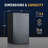 Newair 3.3 Cu. Ft. Compact Mini Refrigerator With Freezer, Can Dispenser