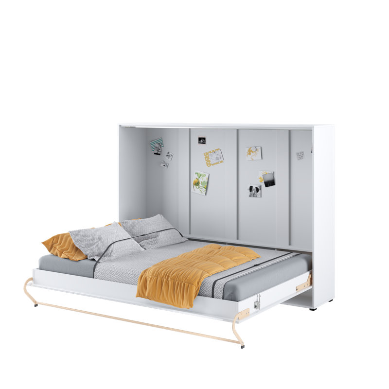Terrones Bed, Double (4'6), White Gloss
