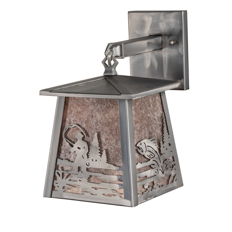 Steel/Brass Wall Light