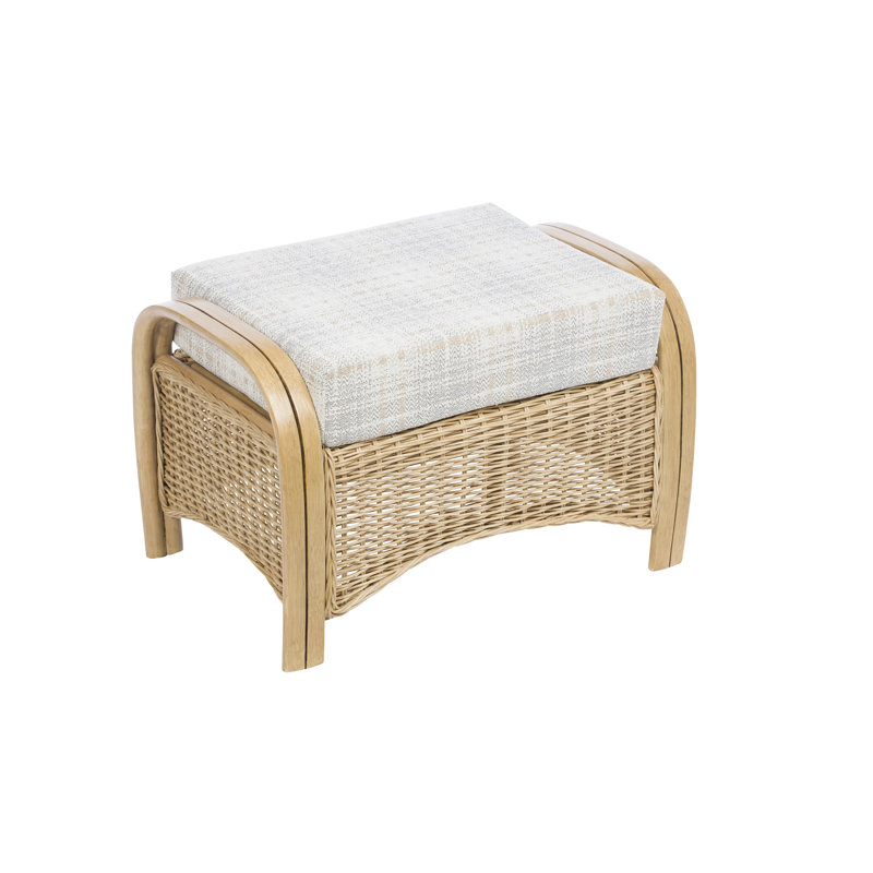 Scofield 70cm Wide Rectangle Plaid Standard Ottoman