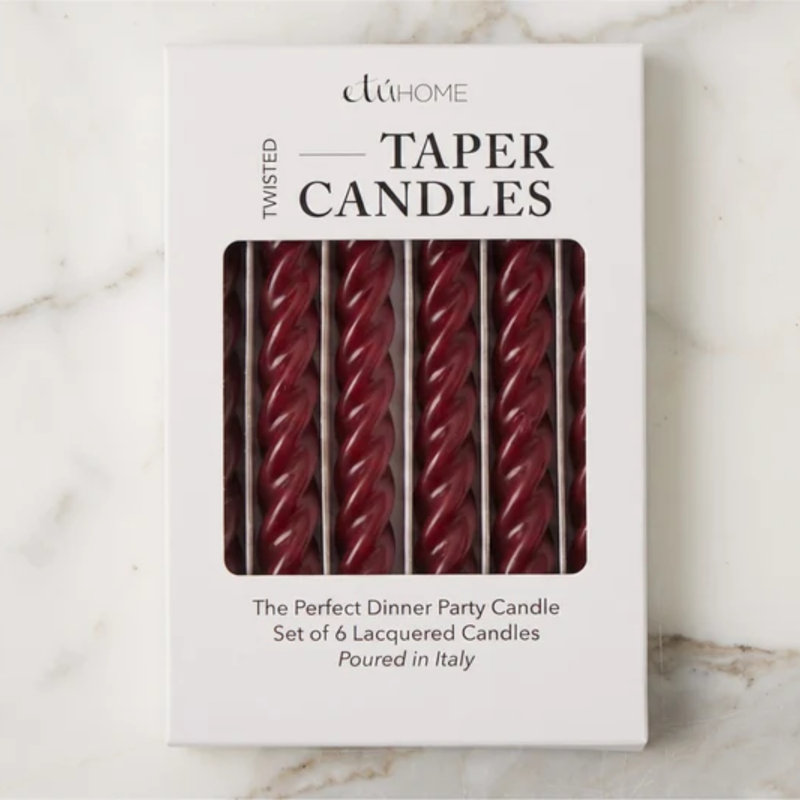 Taper Candle, Merlot