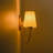 2-Light W-Shaped Conical Frosted Glass Wall Sconce