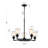Aafkea 5 - Light Dimmable Wagon Wheel Chandelier