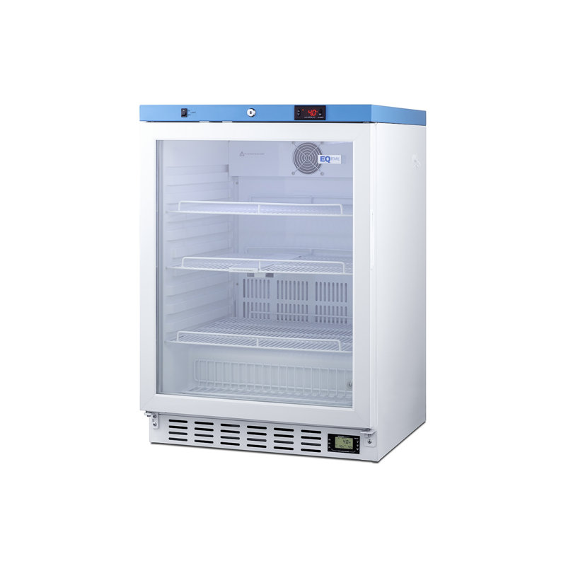 EQtemp 24" Wide Built-In Healthcare Refrigerator, Left Hand Swing
