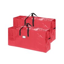 Lot de 3 sacs de rangement pour sapin de Noël de 2,3 m, durables,  imperméables avec poignées de transport renforcées, sac de rangement pour  guirlande