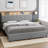 Bed Frame, Storage Headboard and Charging Station-1003544621-1003544616