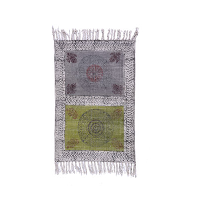 Crickhollow Flatweave Cotton Geometric Indoor Rug