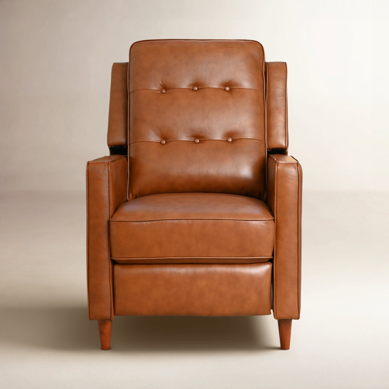 Recliner, Camel Top Grain Leather