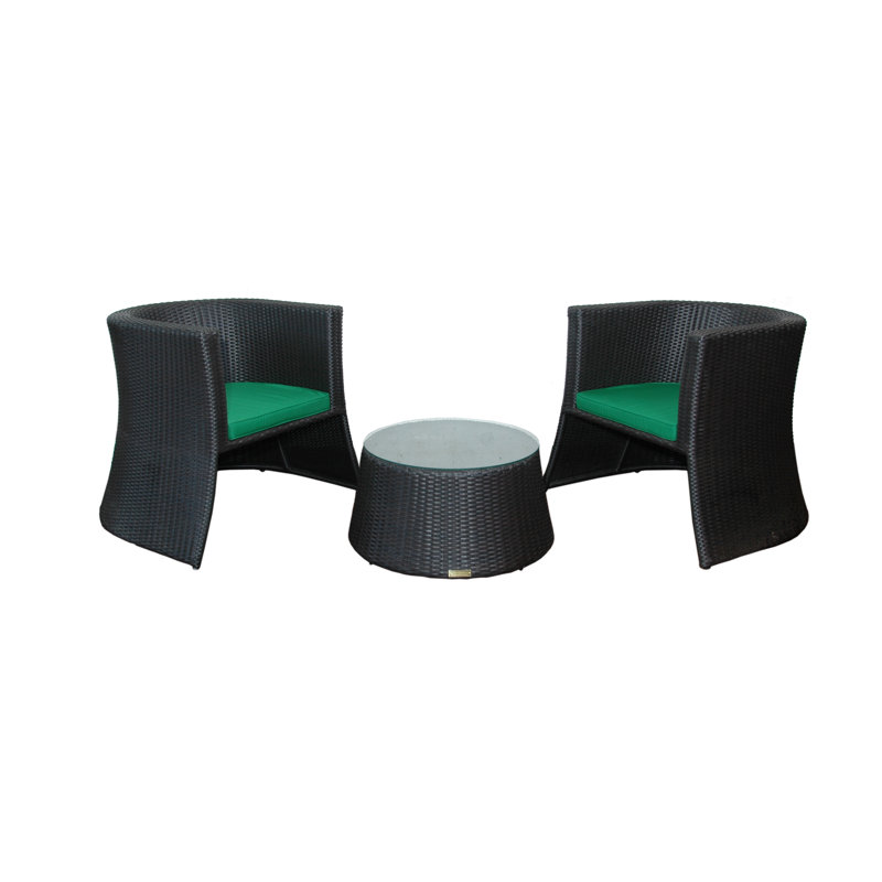 Round Glass Outdoor Side Table