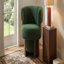 Fauteuil demi-tonneau pivotant 32 po Modern