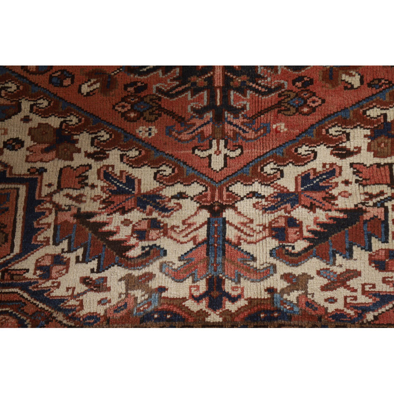 Tapis persan Heriz noué à la main 8 x 11