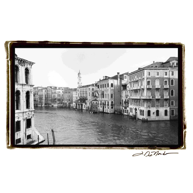 Voies navigables de Venise, H 8 po x l 12 po