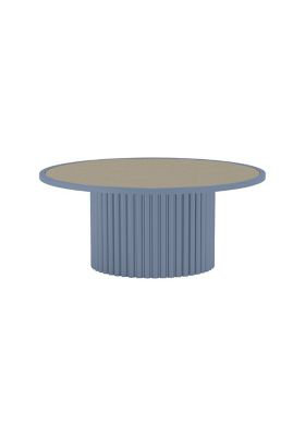 Milo Round Metal Outdoor Coffee Table , 42'' in. W 42'' in. D