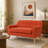 Decato Mid-Century Modern Tufted Loveseat Sofa with Birch Wood Legs-1011199599-1010316490