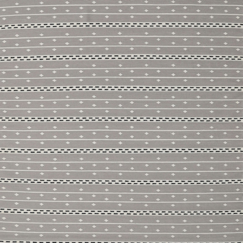 Contemporary Gray Area Rug, Rectangle 5' x 7'