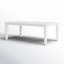 Lilah White Aluminum Coffee Table
