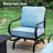 Argirios Metal Patio Rocking Lounge Chair with Cushions (Set of 2)-98426089