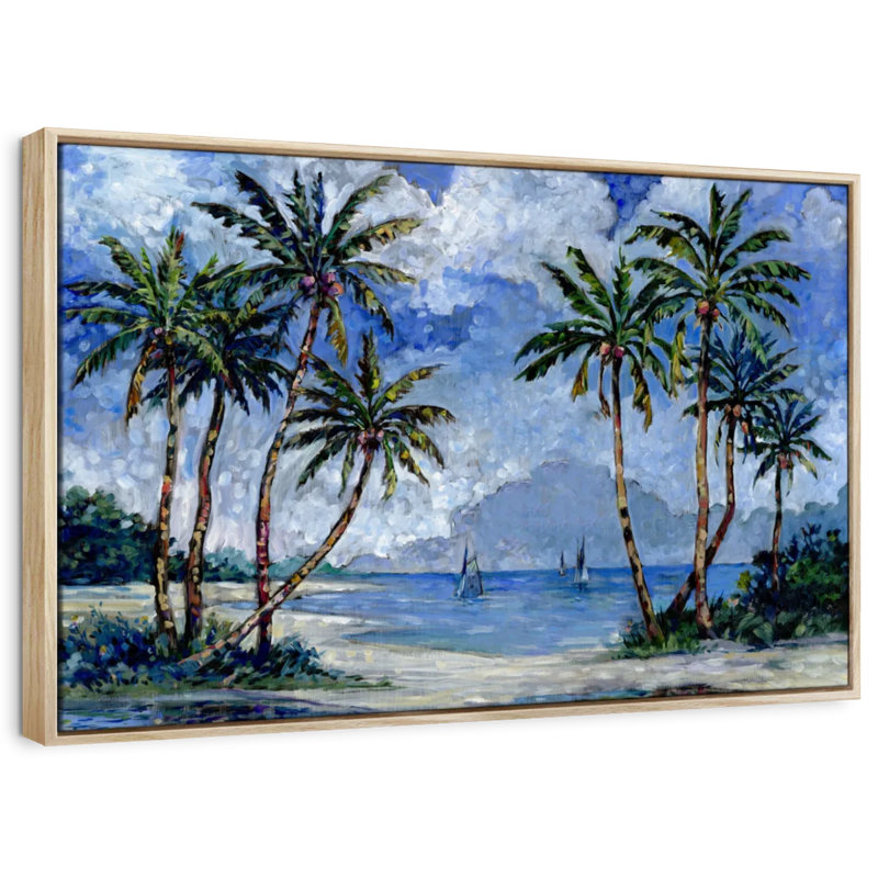 Gillard Impressions Of Palms II, H 25 po x l 37 po
