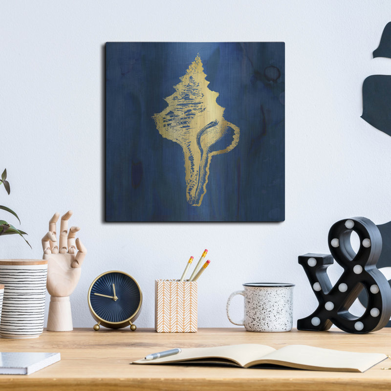 «Indigo Sea Treasure I» par Carol Robinson, H 12 po x l 12 po