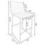 Ensemble de 2 chaises de comptoir rembourrées en similicuir Torince-1981974032-1981974126
