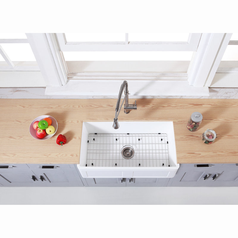 Gourmetier 33" L x 18" W Farmhouse/Apron