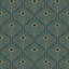 Moroccan Peacock - Spruce Green Wallpaper
