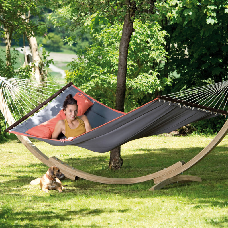 Standalone Product American Dream Double Hammock Set Grey