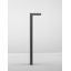 Black Integrated LED Metal Bollard Light